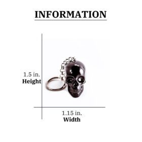 Handmade Halloween Keychain – Skull Accessory